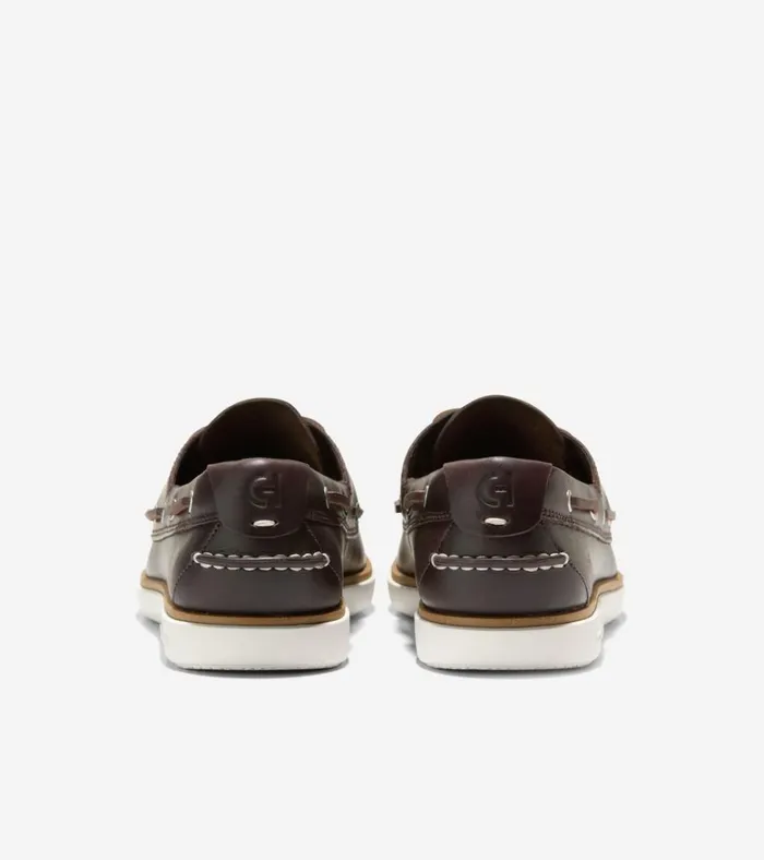 GrandPr Windward Boat Shoes Dark Chocolateivory Men Cole Haan Boat Shoes