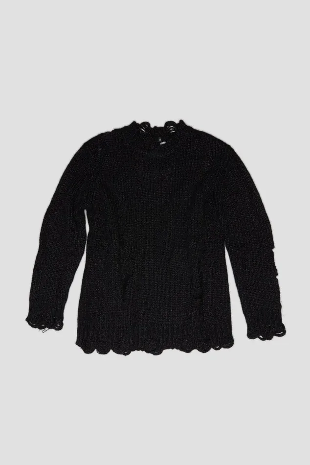 GRUNGE SWEATER 8211 BLACK GLITTER Women R13 Tops