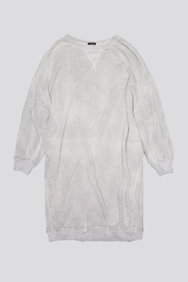 GRUNGE SWEATSHIRT DRESS 8211 HEATHER GREY Women R13 Dresses and Skirts