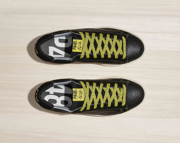 Jack Reflective Yellow Men P448 Low Tops Jack Reflective Yellow Men P448 Low Tops