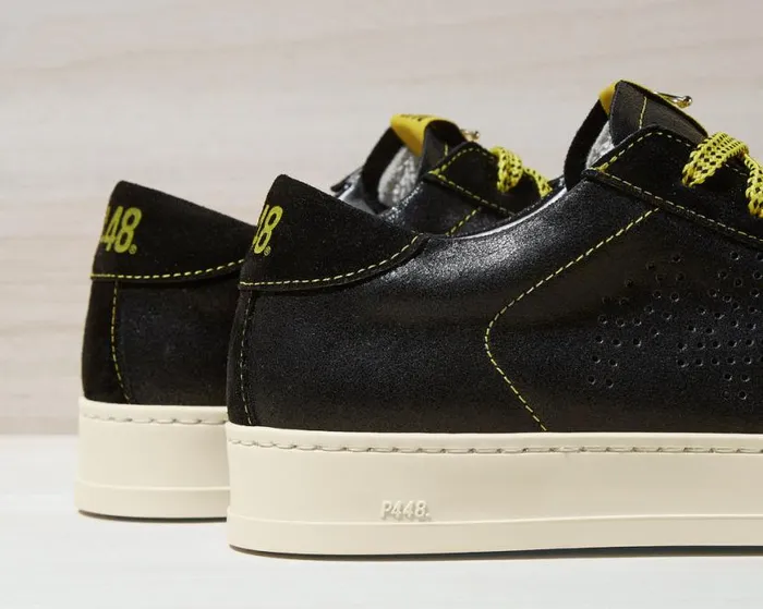 Jack Reflective Yellow Men P448 Low Tops Jack Reflective Yellow Men P448 Low Tops