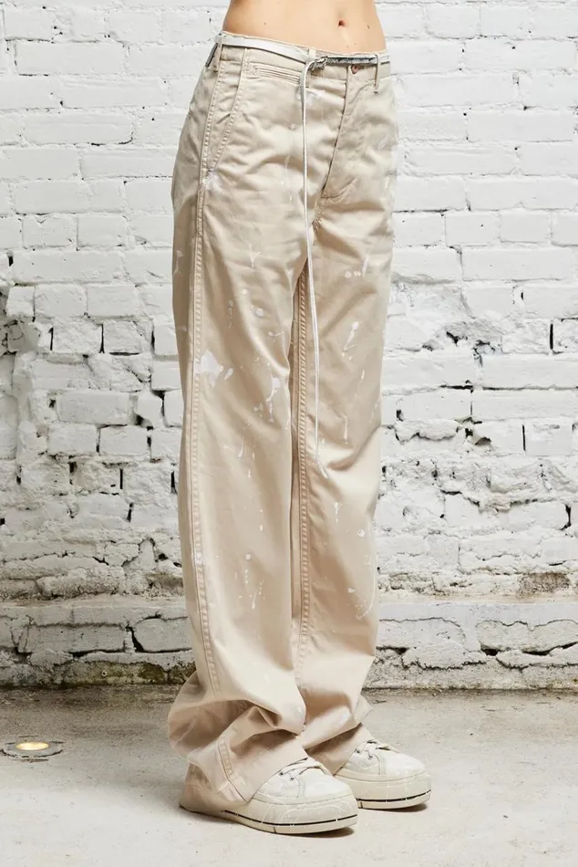 JANE CHINO 8211 BEIGE Women R13 Pants and Shorts