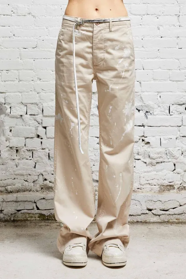 JANE CHINO 8211 BEIGE Women R13 Pants and Shorts