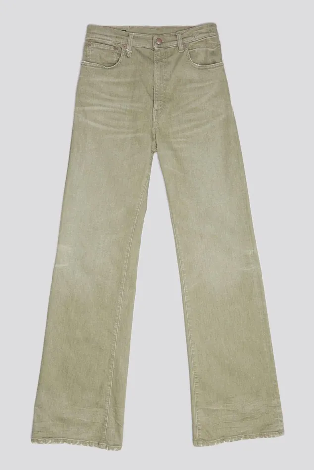 JANE JEAN 8211 OLIVE GREEN STRETCH Women R13 Denim