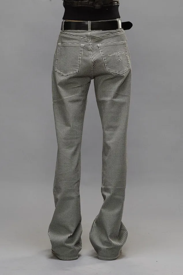 JANE JEAN 8211 PRINTED HOUNDSTOOTH Women R13 Denim