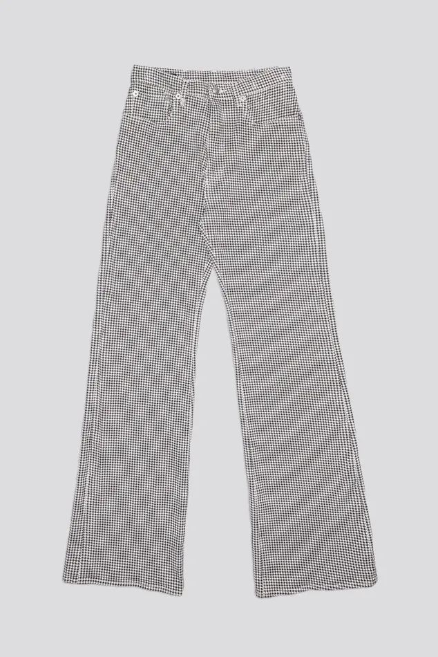 JANE JEAN 8211 PRINTED HOUNDSTOOTH Women R13 Denim