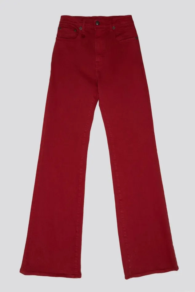 JANE JEAN 8211 VIVID RED STRETCH Women R13 Denim