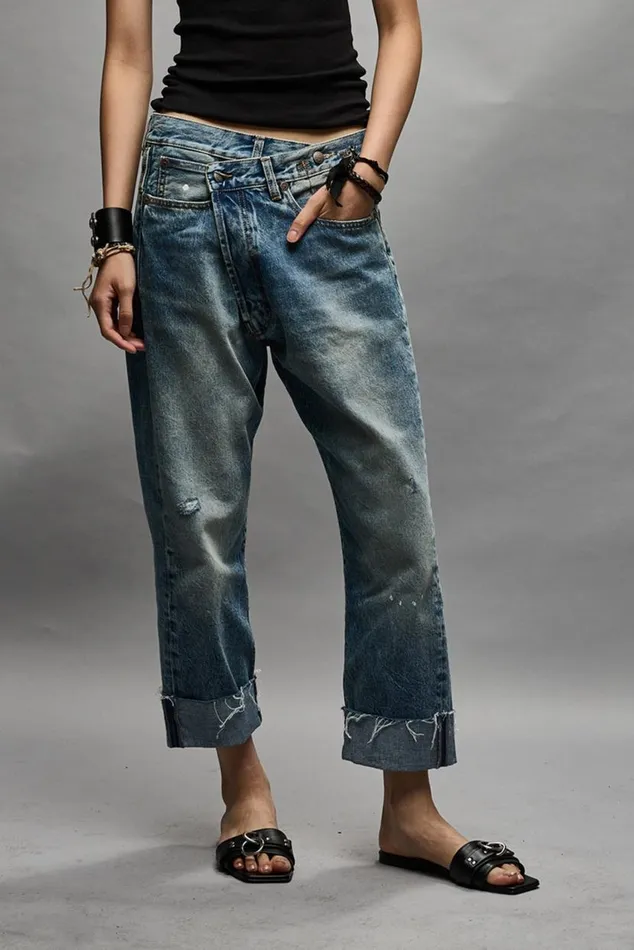 Jasper Crossover Jean Official Site Women R13 Denim