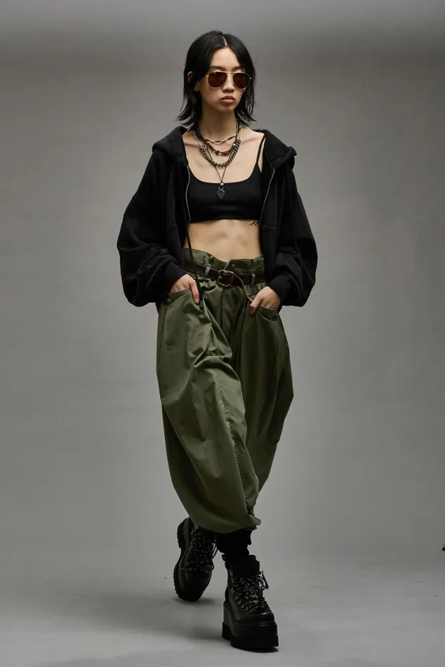 JESSE ARMY PANT 8211 OLIVE RIPSTOP Women R13 Pants and Shorts