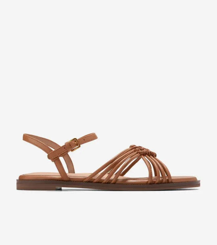 Jitney Knot Sandals Pecan Women Cole Haan Sandals