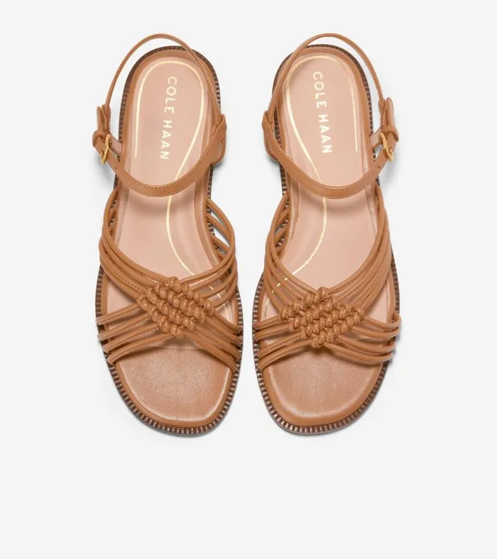 Jitney Knot Sandals Pecan Women Cole Haan Sandals