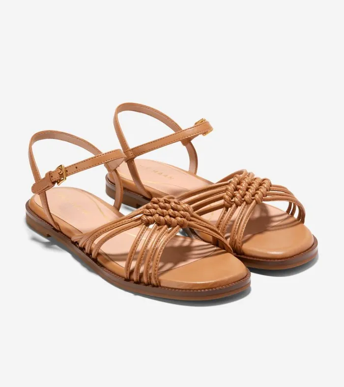 Jitney Knot Sandals Pecan Women Cole Haan Sandals