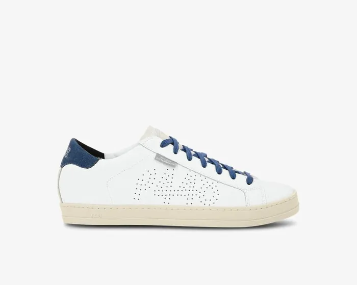 John Lionfish WhiteNavy WomenMen P448 Low Tops