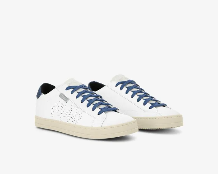 John Lionfish WhiteNavy WomenMen P448 Low Tops