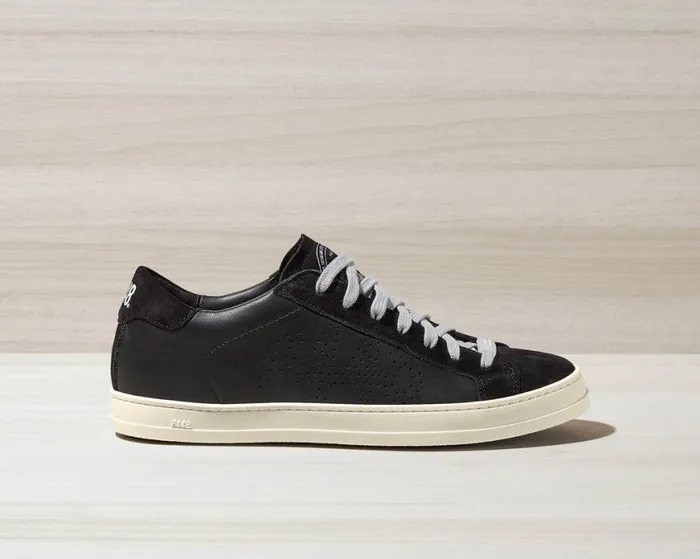 John Recycled Black WomenMen P448 Low Tops
