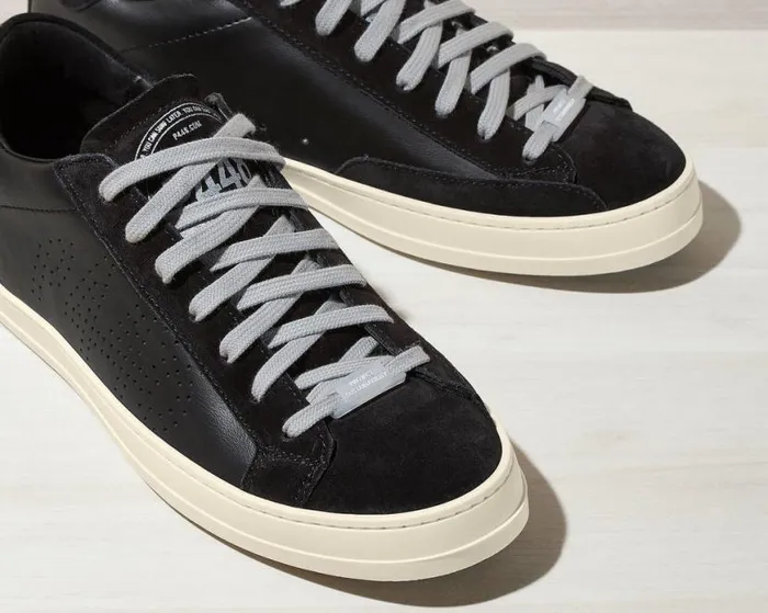 John Recycled Black WomenMen P448 Low Tops
