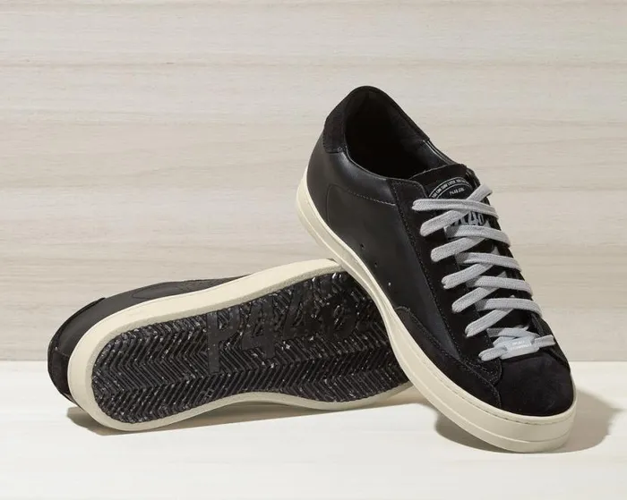 John Recycled Black WomenMen P448 Low Tops