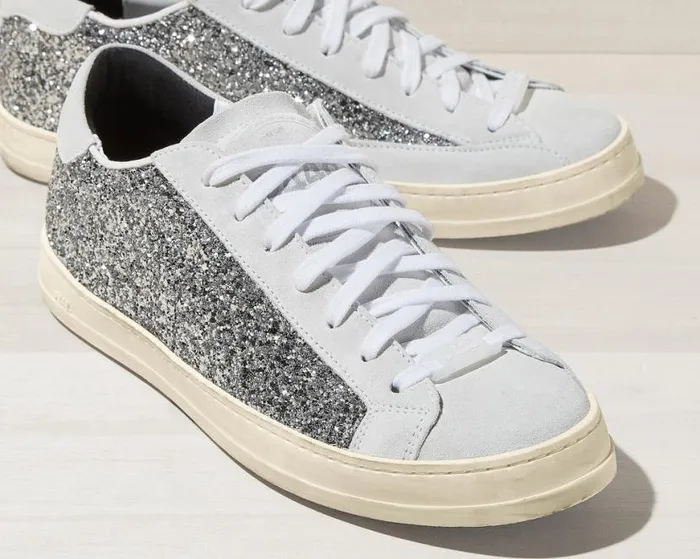 John Recycled WhiteSilver Women P448 Low Tops