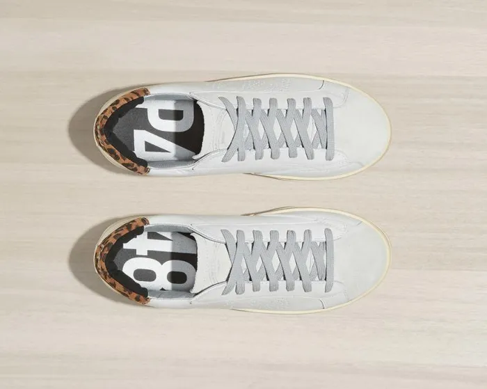 John WhiteLeopard Women P448 Low Tops John WhiteLeopard Women P448 Low Tops