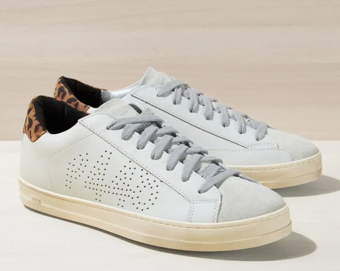 John WhiteLeopard Women P448 Low Tops John WhiteLeopard Women P448 Low Tops