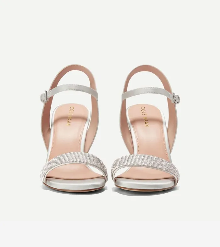 Josie Wedge Sandals All Over Crystalgray Women Cole Haan Heels and Pumps