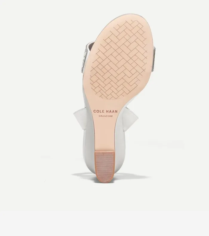 Josie Wedge Sandals All Over Crystalgray Women Cole Haan Heels and Pumps
