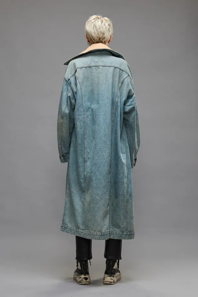 KAT TRUCKER COAT 8211 CORBET BLUE Women R13 Jackets and Coats