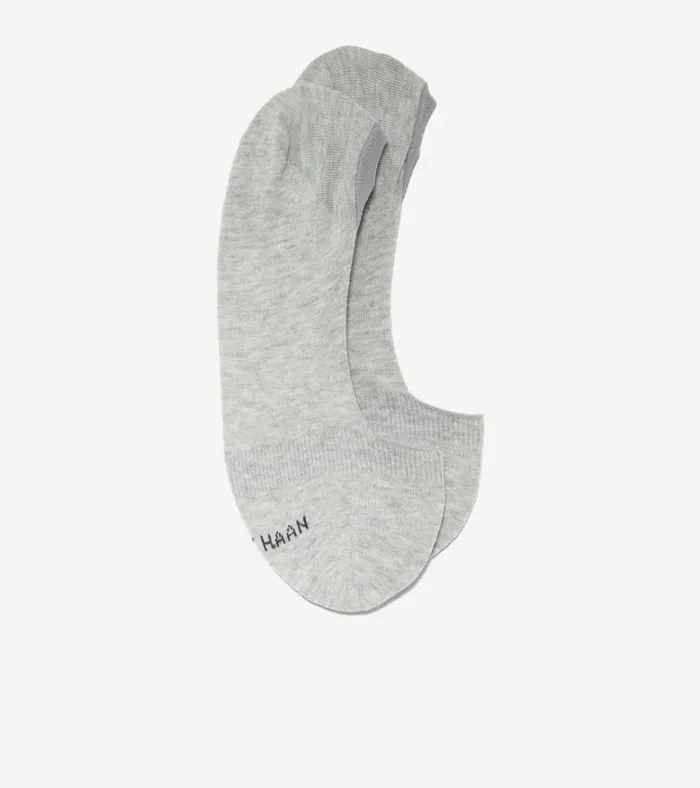 Knit Ballet Sock Liner 8211 2 Pack Grey Heather Women Cole Haan Socks