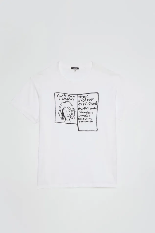 KURT DOODLE BOY T 8211 WHITE Women R13 Tops