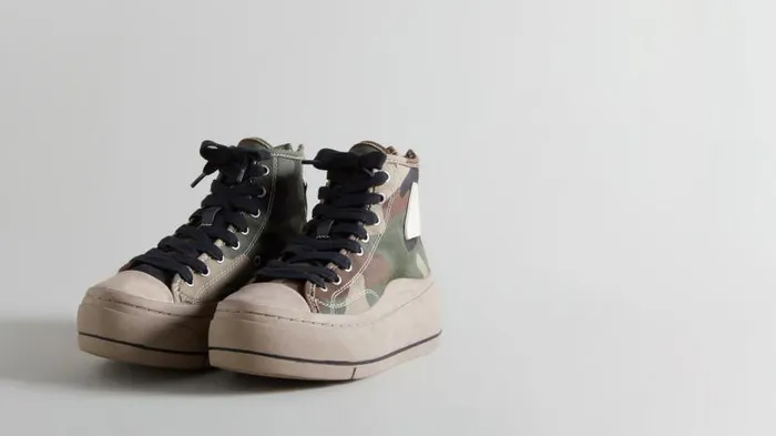 KURT HIGH TOP SNEAKER CAMO and BROWN Women R13 Shoes