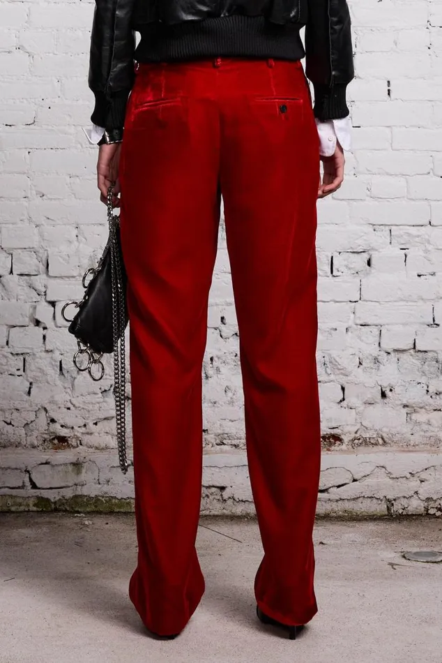 LEMMY TROUSER 8211 RED VELVET Women R13 Pants and Shorts