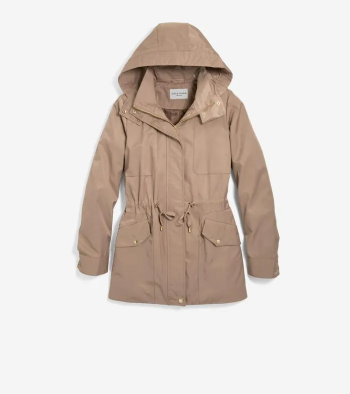 Lightweight Travel Jacket Truffle Women Cole Haan Rain Jackets