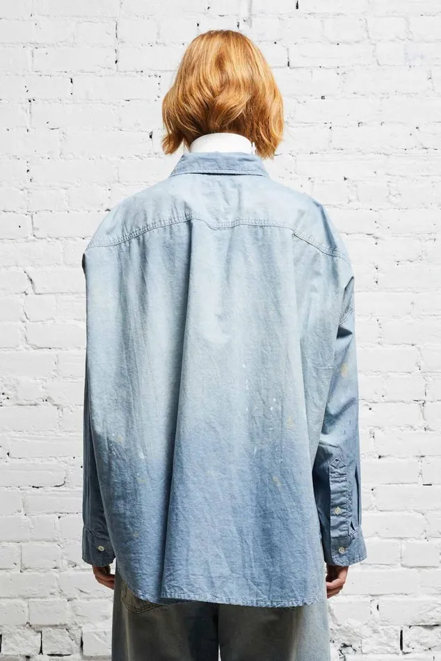 LONG SLEEVE BUTTONUP 8211 BLUE CHAMBRAY Women R13 Tops