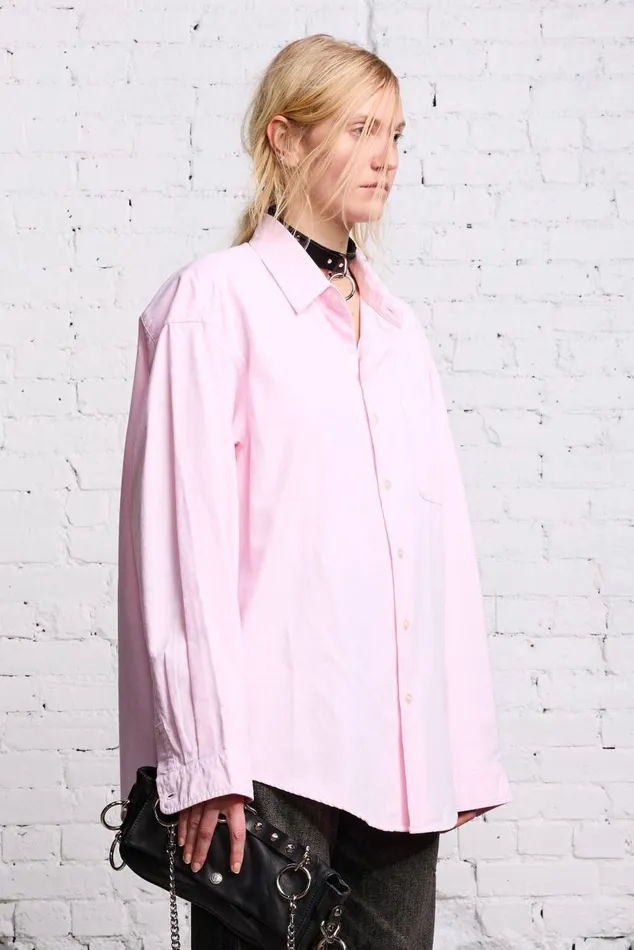 LONG SLEEVE BUTTONUP 8211 LIGHT PINK Women R13 Tops
