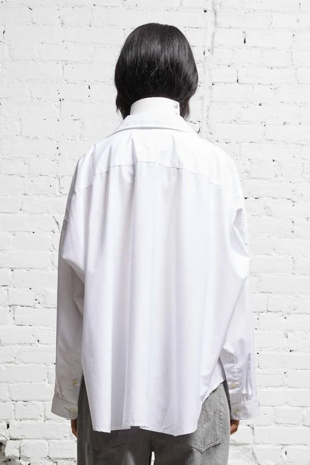 LONG SLEEVE BUTTONUP 8211 WHITE Women R13 Tops