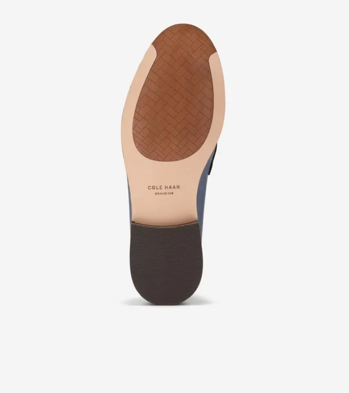 Lux Pinch Penny Loafers Ivorychocolateblue Wing Teal Women Cole Haan Loafers and Drivers