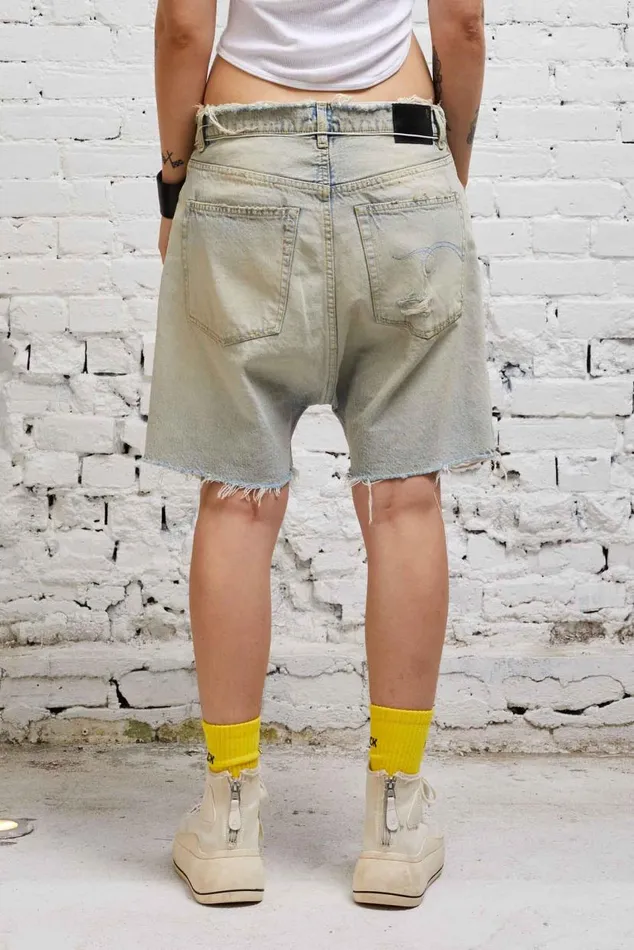 MARKY DROP SHORT 8211 DENNIS BLUE Women R13 Denim