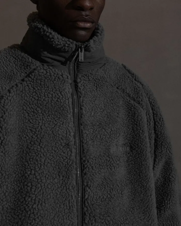 Men Coats And Jackets Han Kjbenhavn Fleece Jacket 8211 Ash Grey