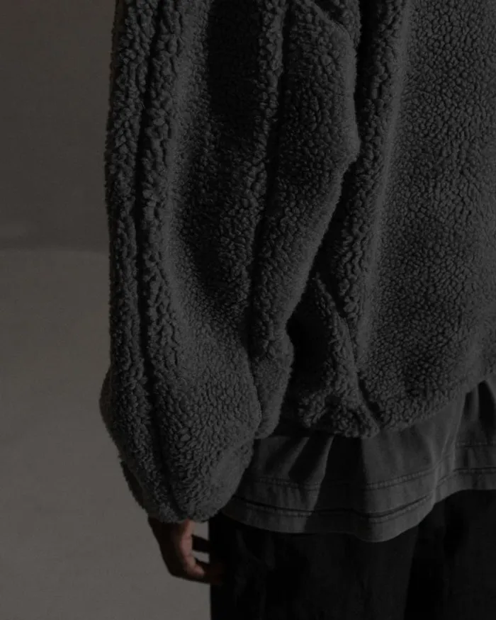 Men Coats And Jackets Han Kjbenhavn Fleece Jacket 8211 Ash Grey