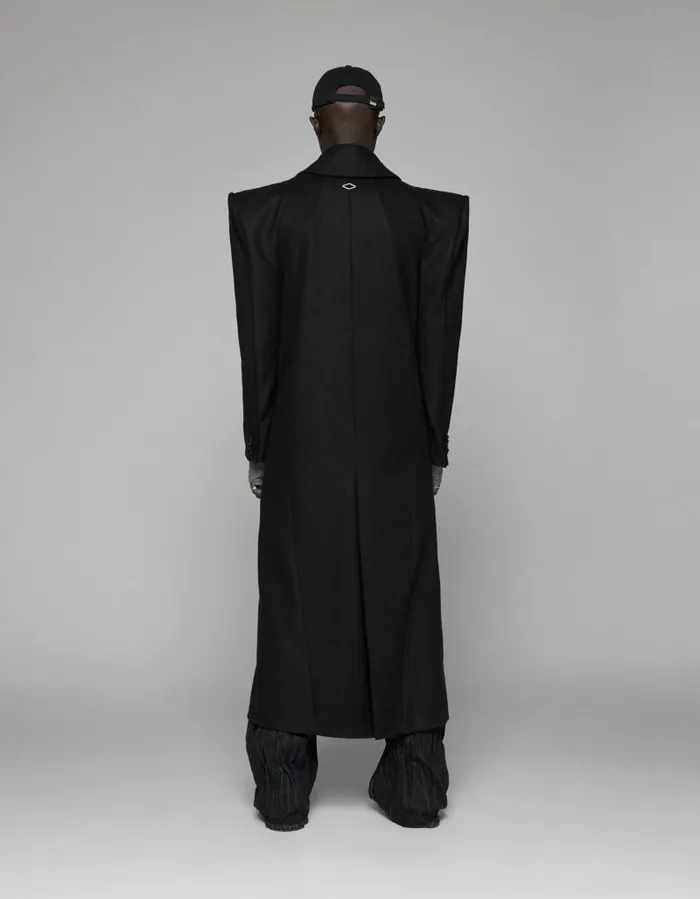 Men Coats And Jackets Han Kjbenhavn Wide Shoulder Tailored Coat 8211 Black
