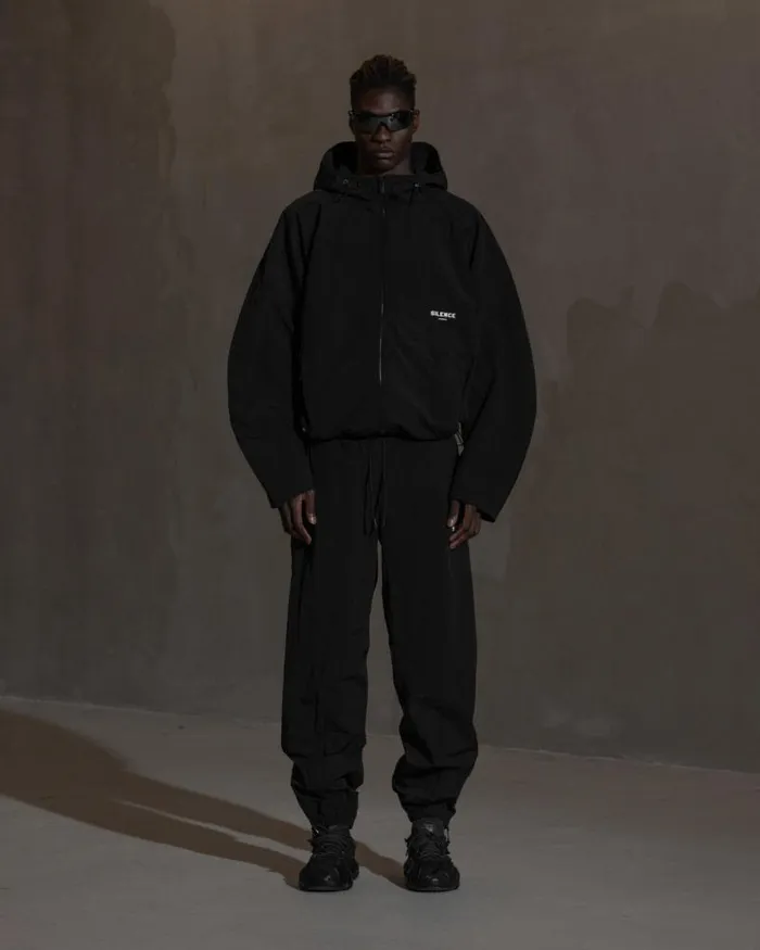 Men Coats And Jackets Han Kjbenhavn Windbreaker Technical Jacket 8211 Anthracite Black Men Coats And Jackets Han Kjbenhavn Windbreaker Technical Jacket 8211 Anthracite Black