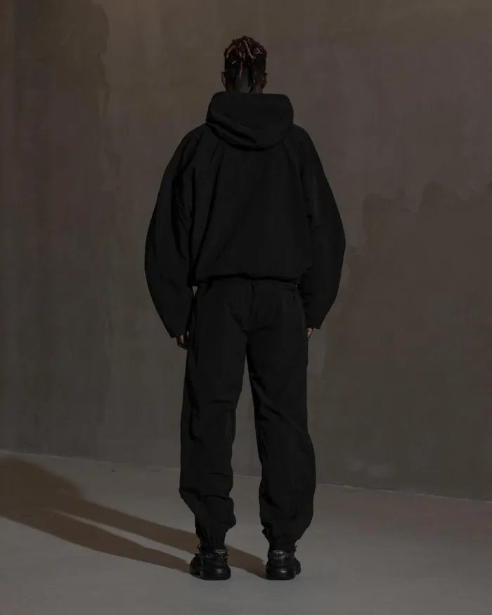Men Coats And Jackets Han Kjbenhavn Windbreaker Technical Jacket 8211 Anthracite Black