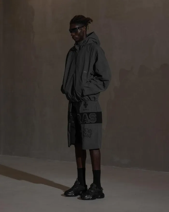 Men Coats And Jackets Han Kjbenhavn Windbreaker Technical Jacket 8211 Ash Grey