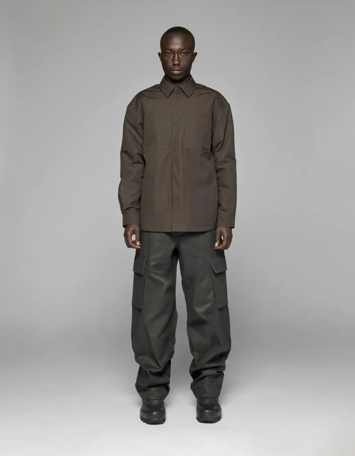 Men Shirts Han Kjbenhavn Canvas Cargo Trousers 8211 Ash Grey