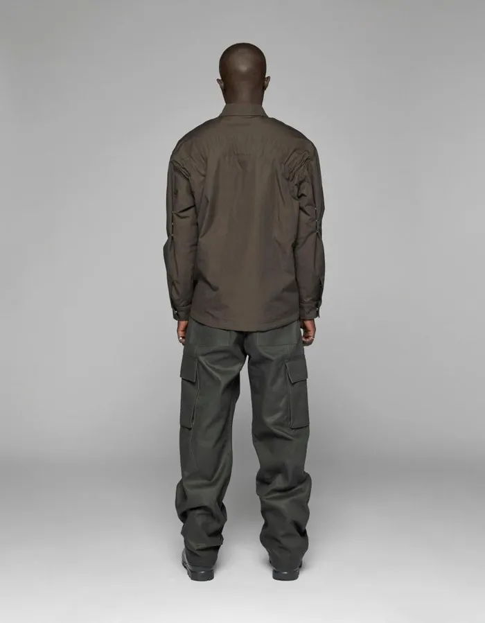 Men Shirts Han Kjbenhavn Canvas Cargo Trousers 8211 Ash Grey