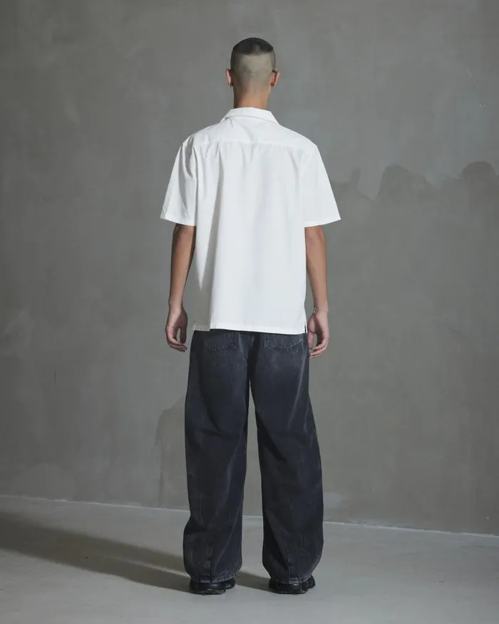 Men Shirts Han Kjbenhavn H Short Sleeve Shirt 8211 Off White