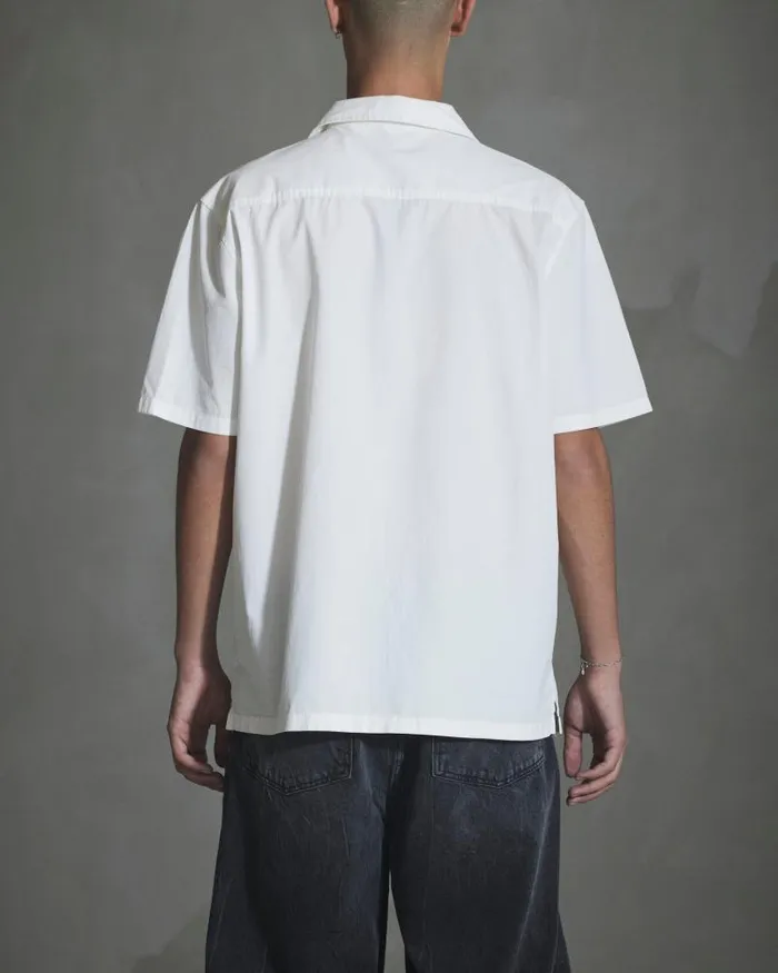 Men Shirts Han Kjbenhavn H Short Sleeve Shirt 8211 Off White