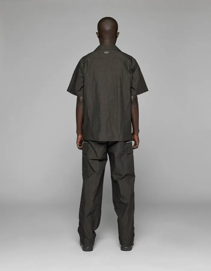 Men Shirts Han Kjbenhavn Loose SS Bowling Shirt 8211 Dark Grey