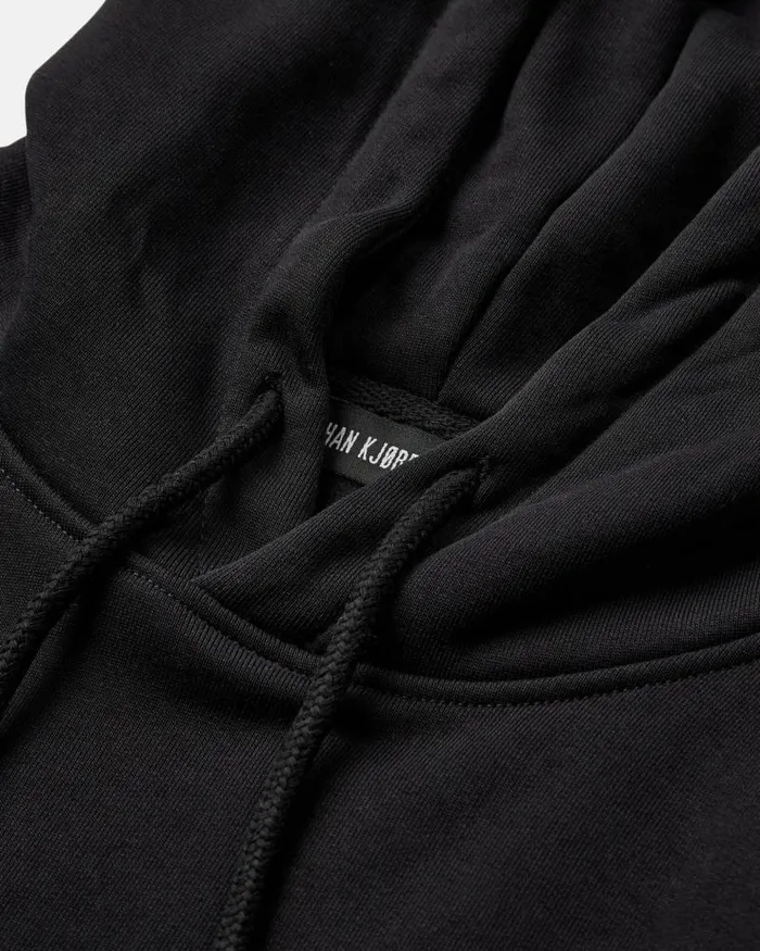 Men Sweatshirts Han Kjbenhavn Daily Oversized Hoodie 8211 Black