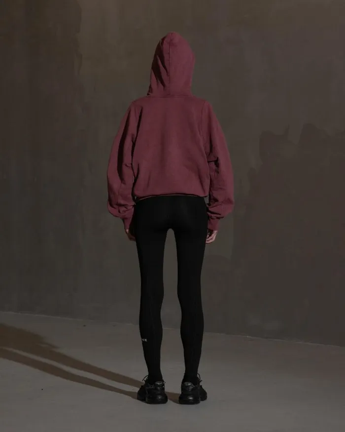 Men Sweatshirts Han Kjbenhavn Raglan Hoodie 8211 Blood Red